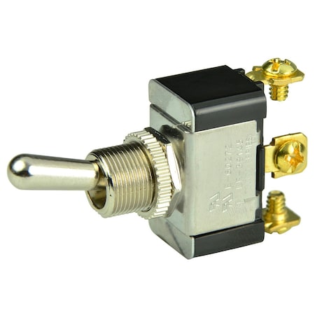 Bep Marine BEP SPDT Chrome Plated Toggle Switch - ON/OFF/ON 1002015